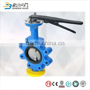Casting Iron Manual Operated Lug Type Two Pieces Stem Butterfly Valve Without Pin thumbnail-5