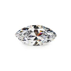 Moissanite Marquise Shape D Color Pear Shape Cut Lab Grown Loose Moissanites Stone Test Positive thumbnail-2