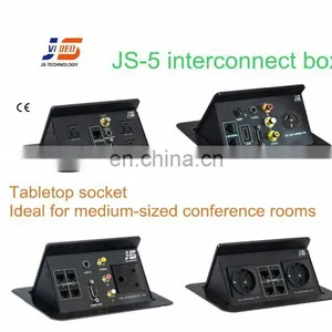 Tilt up With VGA, RJ 45 and AV Ports Cable Connection Box thumbnail-2