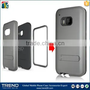 China Supplier for HTC M9 Kickstand Hard Combo Case thumbnail-2