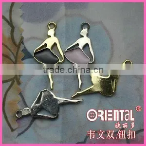 Fashion Body Shaped Metal Zipper Puller thumbnail-3