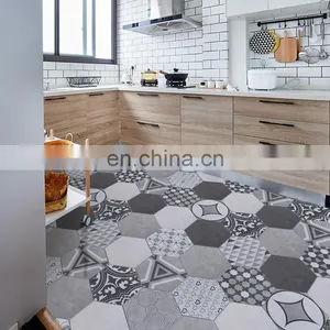 American Retro Hexagonal Balcony Kitchen Non-slip Hexagonal Small Tiles thumbnail-4