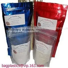 Kraft Paper Side Gusset Bag Open Top Heat Sealing For Snack Cookie Tea Take Out, Doypack Matte Mylar Packaging Bag Black Plastic Aluminum Foil Smell Proof Mylar Coffee Zipper Lock Bags thumbnail-5