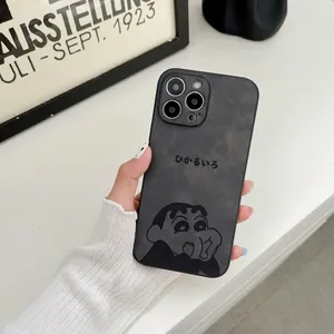 Thermal Stranger Things Cartoon Crayon Small New Voltage Leather Cute Mobile Phone Case For Apple For Iphone 8P X 11 13 14Promax thumbnail-4