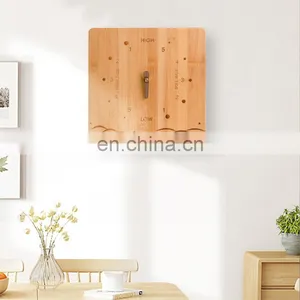 Japanese Style Minimalist Eco Friendly Household Living Room Bamboo Tide Wall Clock thumbnail-1