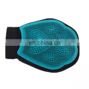 New Style FBA Available High Quality Pet Hair Remover Pet Deshedding Brush Gloves thumbnail-2