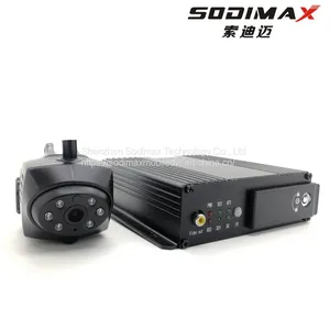 4CH Vehicle Black Box Video Camera DVR SD Card MDVR CCTV System Car Tracking Mobile DVR thumbnail-2