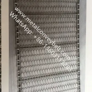 Metal Stainless Steel Chain Link Balance Spiral Wire Food Conveyor Mesh Belt for Cooling Furnace Oven Heat Tunnel Dryer Bakery thumbnail-5