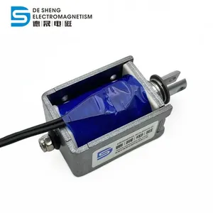 DS-0837 DC 12V 24V Stroke 8mm Pull Push Solenoid Actuator for Various Applications thumbnail-1