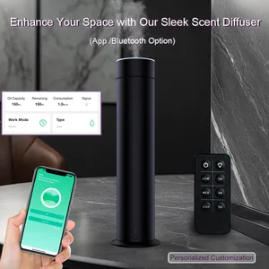 Stylish Minimalist Appearance Smart Bluetooth Air Freshener Long Life Battery Machine Family Rechargeable Aroma Diffuser thumbnail-1