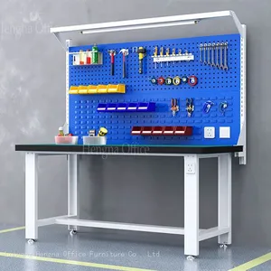 Battery Pack Assembly Workbench — ESD Safe Heavy Duty Bench for Li-Ion Production Lines thumbnail-1