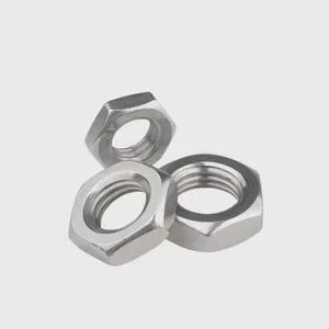 OEM Hex Thin Nut Stainless Steel Standard Hex Nut Jam Nut DIN 439 thumbnail-4