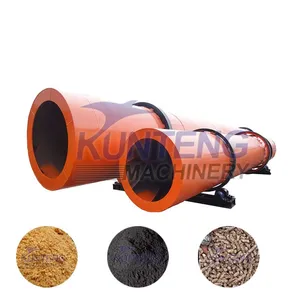 Industrial Sawdust Fish Scales Coconut Coir Feed Granules Kaolin Drum Dryer EPC thumbnail-1