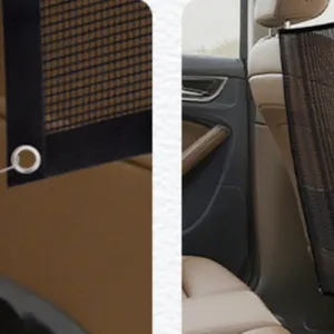 UV-Resistant Car Back Seat Divider Net 600D Polyester 5-Layer Construction 1.5mm Thick Steel Rods for SUV thumbnail-5