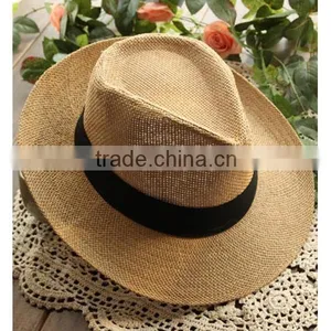 Wholesale Korean Design Summer Shading Mexico Straw Sombrero Hat Wholesale Straw Cowboy Hats Sombrero Straw Hat thumbnail-4
