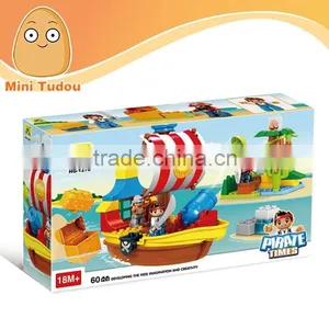 2015 New Product Kid DIY Toy Wholesale Eco-friendly Plastic Square Building Block Toys thumbnail-1