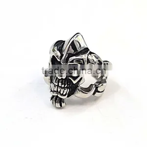 MOQ 3 Piece Latest Silver Fashion Jewelry Finger Ring Designs for Men Supplier's Choice thumbnail-3