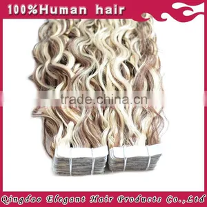 New Fashion Top Quality Best Selling Ombre Remy Tape Hair Extension thumbnail-4