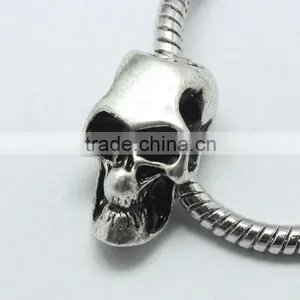 Lead Free Nickle Free Zinc Alloy Pdora Skull Shape Jewelry Hole Beads for Bracelets and Necklaces Quality Choice thumbnail-5