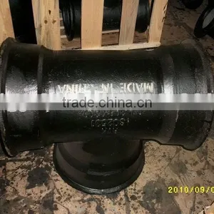 All Flange Socket Pipe Tee Fitting for DI Pipe thumbnail-1