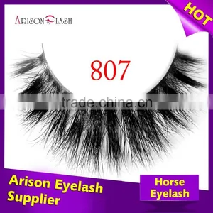 Private Label Horse Fur Lashes, 3d Mink Eyelashes,mink Strip Eyelashes Mink the Eyelash Extension Quality Choice thumbnail-5