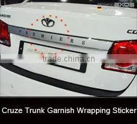 Chevrolet Cruze Trunk Garnish Wrapping Sticker GM thumbnail-1