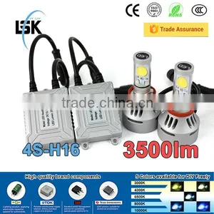 Lanseko 2015 Newest 7000lm 5 Color Changeable Car H16 Fog Lamp Led thumbnail-1