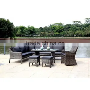 Modern Wicker Sets Rattan Sofa Philippines Natural Courtyard Furniture Outdoor Rattan Sofa thumbnail-4