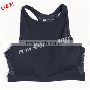 OEM Factory Women Dry Fit Crop Top Fitness Sport Bra Ladies Sportswear Bra Manufacturer thumbnail-5