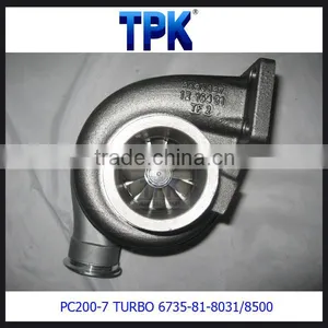 EG90BS S6D102E-1 TURBOCHARGER 6735-81-8500 thumbnail-1