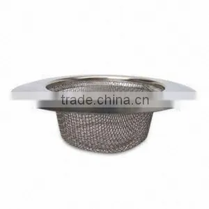 UST030 2014 New Design Good Selling High Quality Kitchen Metal Stainless Steel Mesh Sink Drain Strainer Quality Choice thumbnail-1