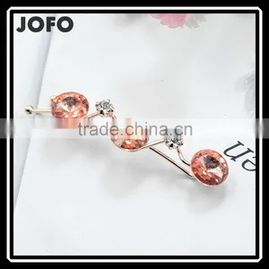 Wedding Bridal Crystal Rhinestone Hair Pin Glass Stone Hairpin Diamante Hair Clip thumbnail-1