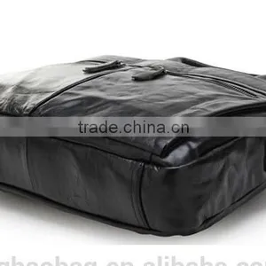 Business Leather 12.5 Inch Laptop Bag for Men Porte-documents Bags Italian Leather Portfolio Bag thumbnail-5