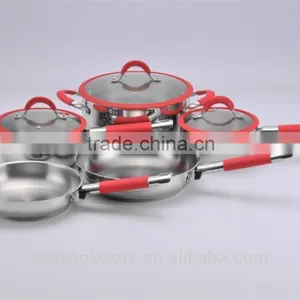 Stainless Steel Cookware With Silicone Handle thumbnail-5