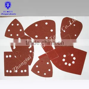 Manfacture OEM Abnormal Shape Red Aluminium Oxide Sand Paper thumbnail-4