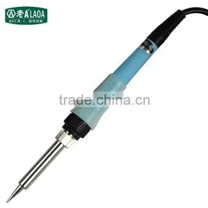 LAOA 25W Ceramic Free Shipping Blue Color Lead-free Adjustable Constant Temperature Internal Heating Electric Soldering Iron thumbnail-1