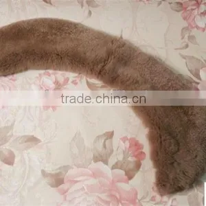 REX RABBIT FUR COLLAR FOR WINTER CLOTHES thumbnail-1