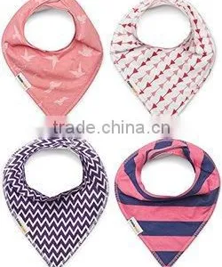 2016 Cheap Organic Cotton Printed Baby Bibs Wholesale Made in India thumbnail-1