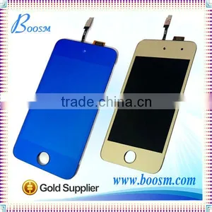 New Arrivals Top Quality 3.5 IPS Mobile Phone LCD Front Digitizer for Ipod Touch 4 Color Screen Replacement thumbnail-1