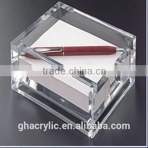 GH-RZ607 High Rigidity Durable and Elegant Acrylic Rack for Office ,acrylic Pen Box thumbnail-1