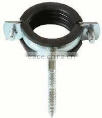 Pipe Clamp Fitting With Rubber and Nail thumbnail-1