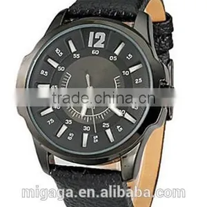 New Fashion Men's Watches Sport Men Quartz Watch With Leather Strap thumbnail-4