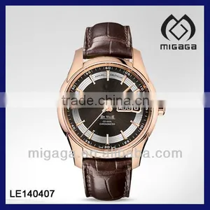LATEST DESIGN ROSE GOLD PLATING JAPANESE MOVEMENT WATCH thumbnail-1