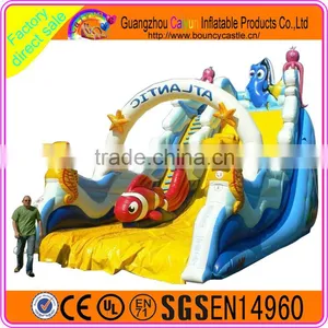 2016 Giant Outdoor Sports for Kids in Summer Inflatable Plastic Dry Slide thumbnail-2