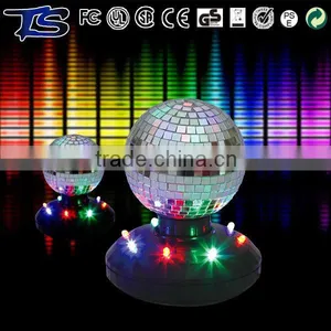 4'disco Mirror Ball Decoration Christmas With Color LED thumbnail-2