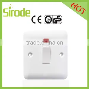 BS Standard Bakelite 20A DP Switch Socket for Water Heater thumbnail-1