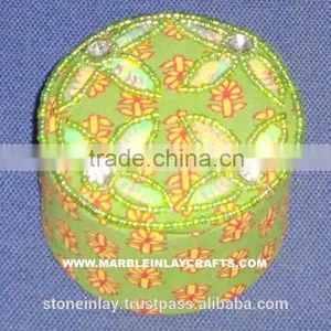 Gorgeous Zari Hand Embroidery Jewelry Box thumbnail-1