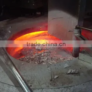 Hot Sale Automatic Industrial Biomass Wood Pellet Burner Aluminium Melting Furnace 300/500/800/1000KG Capacity thumbnail-5