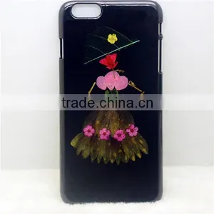 3D DIY Custom Flower Phone Case for Iphone 6, Flower Grass Flip Phone Case, Flower Leaf Phone Cover for Iphone thumbnail-4