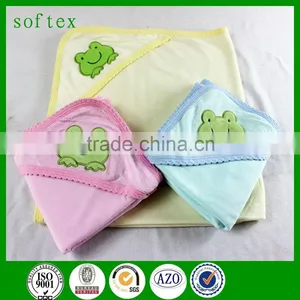 Hooded Baby Bath Towel Bamboo-polyester Baby Towel Poncho thumbnail-1